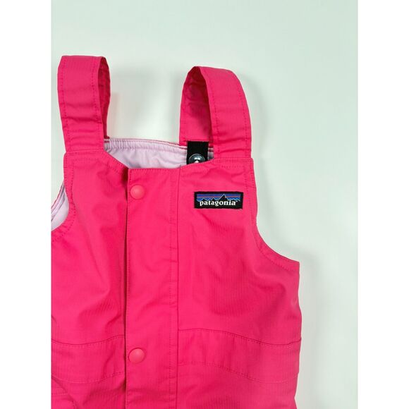 Patagonia Toddler Girls Snow Pants Bib Overalls | Size 2T | Pink Waterproof H2No - Picture 4 of 5